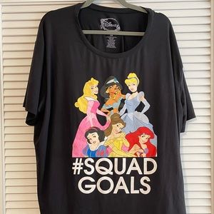 Size 3X Women’s Plus Disney Princess Shirt